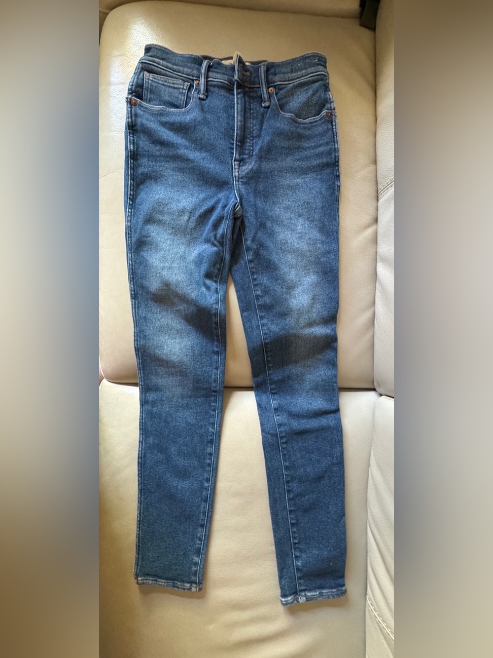 Madewell Dark Blue Skinny Jeans